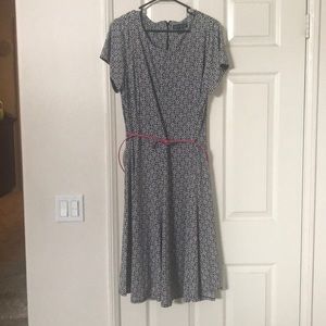 Jessica Howard 18w black and white dress